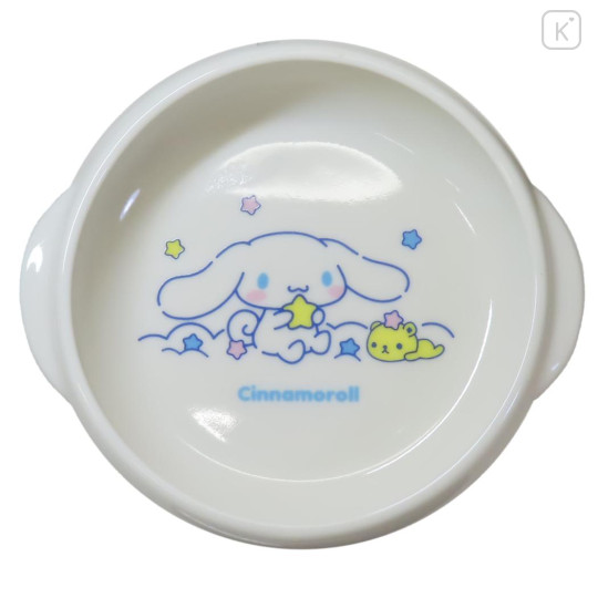 Japan Sanrio Kids Easy To Scoop Plate - Cinnamoroll / Star - 1