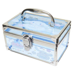 Japan Sanrio Clear Cosmetic Storage Box Vanity Case - Cinnamoroll / Blue