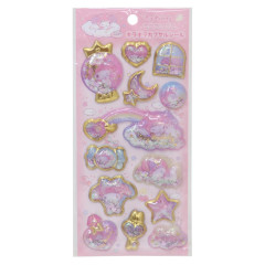 Japan Sanrio Shake Shake Capsule Seal Sticker - My Melody / Sky Party