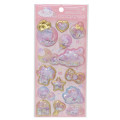 Japan Sanrio Shake Shake Capsule Seal Sticker - Hello Kitty : Sky Party 3D - 1