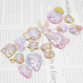 Japan Sanrio Shake Shake Capsule Seal Sticker - Hello Kitty : Sky Party 3D - 2