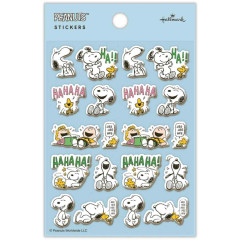 Japan Peanuts Bubble Sticker - Snoopy & Woodstock / Peanuts All Good Enjoy