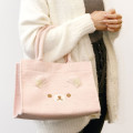 Japan San-X Tweed Mini Tote Bag - Rilakkuma / Wonderful House - 2