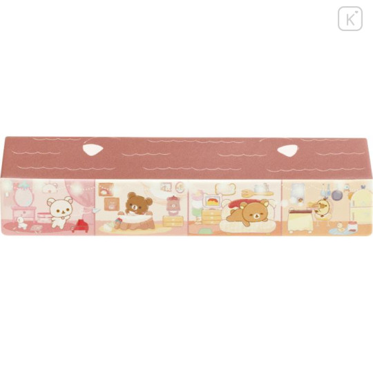 Japan San-X Glasses Case - Rilakkuma / Wonderful House - 2