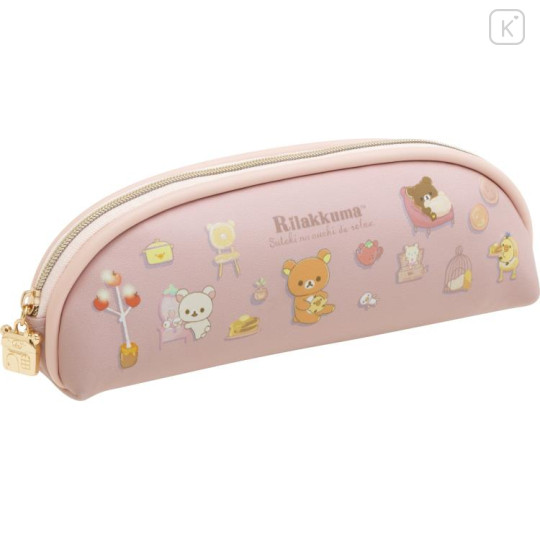 Japan San-X Pen Pouch Pencil Case - Rilakkuma / Wonderful House - 1