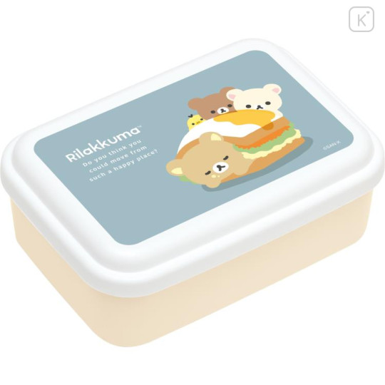 Japan San-X Nesting Food Storage Container Set - Rilakkuma / Basic Rilakkuma Favorite Things - 3