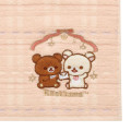 Japan San-X Wash Towel - Chairoikoguma & Korilakkuma / Wonderful House Pink - 2