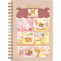 Japan San-X B6SP Notebook - Rilakkuma / Wonderful House Brown - 1