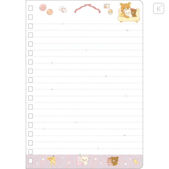 Japan San-X B6SP Notebook - Rilakkuma / Wonderful House Purple - 2