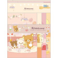 Japan San-X Letter Writing Set - Rilakkuma : Wonderful House Friends - 1