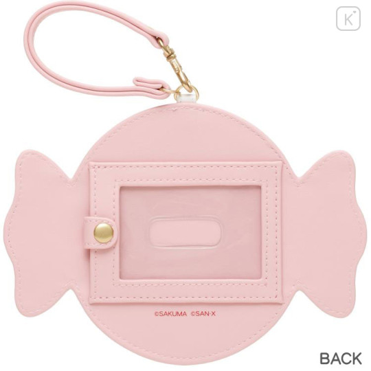 Japan San-X Pass Case Card Holder - Sumikko Gurashi / Sakuma Strawberry Milk Candy - 2