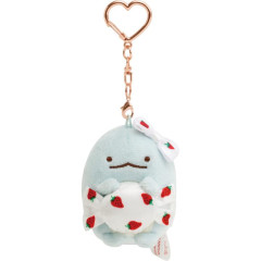 Japan San-X Hanging Plush - Sumikko Gurashi / Sakuma Strawberry Milk Candy Tokage Dinosaur Lizard