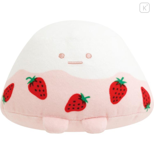 Japan San-X Plush Toy - Sumikko Gurashi / Sakuma Strawberry Milk Candy Yama Pink - 1