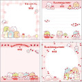 Japan San-X Square Memo Pad - Sumikko Gurashi / Sakuma Strawberry Milk Candy Pink - 2