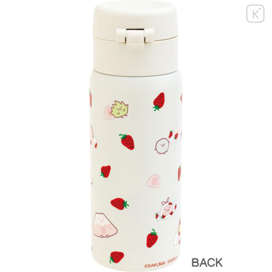 Japan San-X Stainless Steel Bottle - Sumikko Gurashi / Sakuma Strawberry Milk Candy - 2