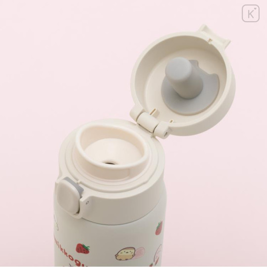 Japan San-X Stainless Steel One Push Bottle - Sumikko Gurashi : Sakuma Strawberry Milk Candy - 3