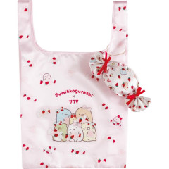 Japan San-X Eco Shopping Bag - Sumikko Gurashi / Sakuma Strawberry Milk Candy