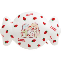 Japan San-X Die-cut Cushion - Sumikko Gurashi / Sakuma Strawberry Milk Candy