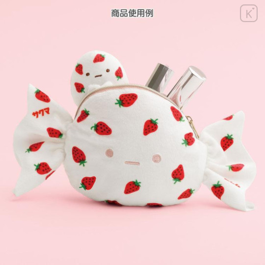 Japan San-X Tenori Plush (SS) Set - Sumikko Gurashi : Sakuma Strawberry Milk Candy Tapioca - 5