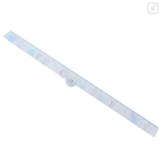 Japan Sanrio 30cm Folding Ruler - Cinnamoroll / Happy - 2