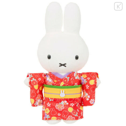 Japan Miffy Plush Toy - Kimono Red - 1