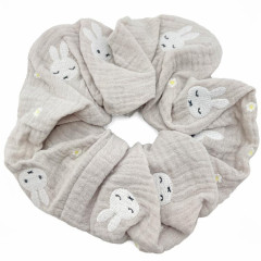 Japan Miffy Hair Scrunchie - Light Grey