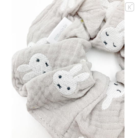 Japan Miffy Hair Scrunchie - Light Grey - 2