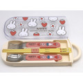 Japan Miffy Bento Lunch Cutlery Set Spoon Fork Chopstick - Miffy / Strawberry - 3