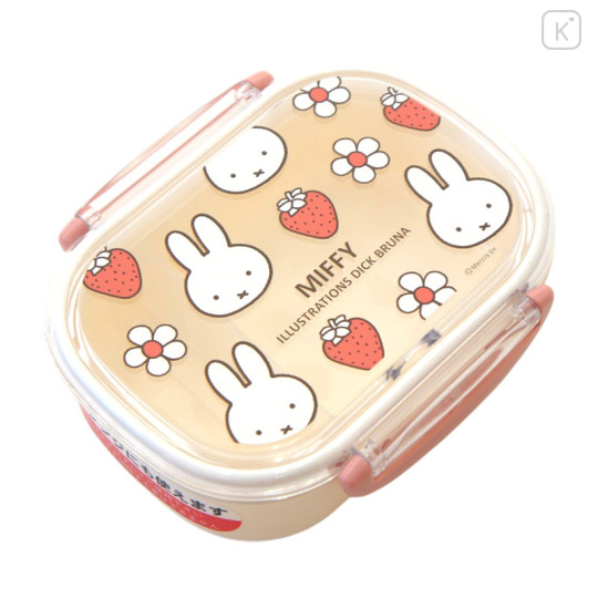 Japan Miffy Bento Lunch Box 270ml - Miffy : Strawberry - 1