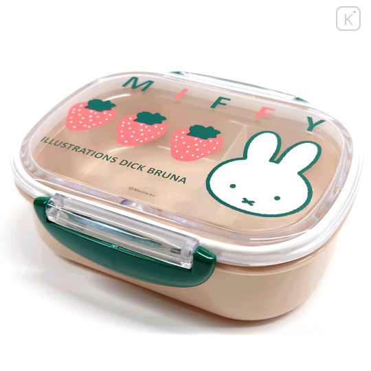 Japan Miffy Bento Lunch Box 360ml - Miffy : Strawberry - 2