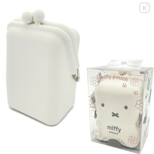 Japan Miffy Airpita Mini Pouch - Miffy / Milky White - 3