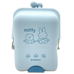 Japan Miffy Airpita Mini Pouch - Miffy / Blue