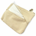 Japan Miffy Pouch & Tissue Case - Gingham Yellow Cake - 2