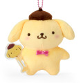 Japan Sanrio Original × Fujiya Chocolate Bar & Mascot Holder - Pompompurin - 2