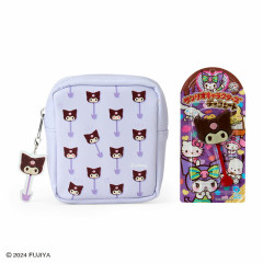 Japan Sanrio Original × Fujiya Chocolate Bar & Pouch - Kuromi