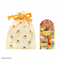 Japan Sanrio Original × Fujiya Chocolate Bar & Drawstring Pouch - Pompompurin