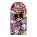 Japan Sanrio Original × Fujiya Chocolate Bar & Handbag - Kuromi - 4