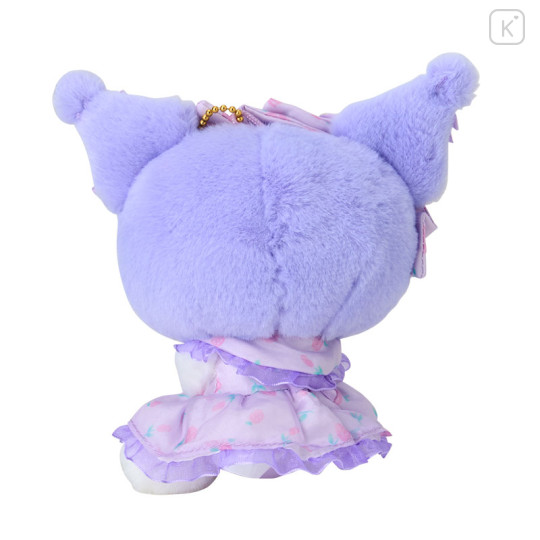 Japan Sanrio Original Mascot Holder - Kuromi / Dolly Rose - 3