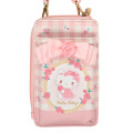 Japan Sanrio Original Smartphone Shoulder Bag - Hello Kitty / Dolly Rose - 2