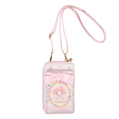 Japan Sanrio Original Smartphone Shoulder Bag - My Melody / Dolly Rose