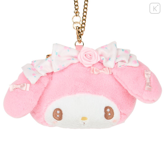 Japan Sanrio Original Face-shaped Pass Case - My Melody / Dolly Rose - 2