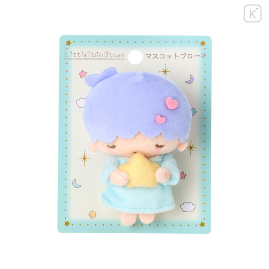 Japan Sanrio Original Mascot Brooch - Little Twin Stars Kiki : Frame Design - 1