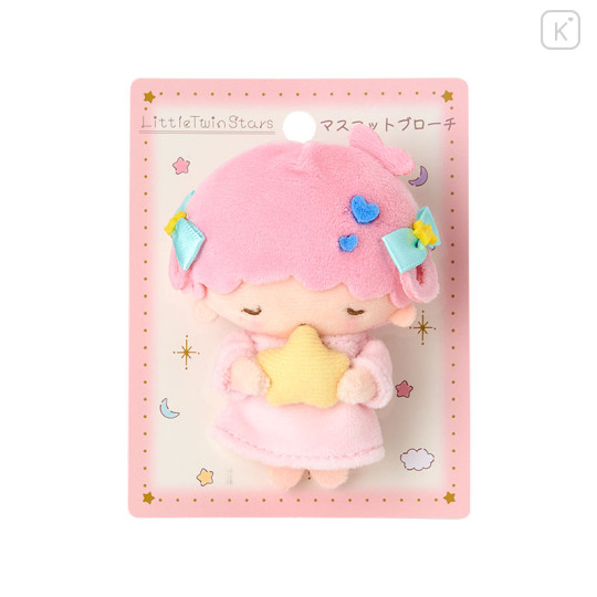 Japan Sanrio Original Mascot Brooch - Little Twin Stars Lala : Frame Design - 1