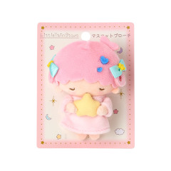 Japan Sanrio Original Mascot Brooch - Little Twin Stars Lala : Frame Design