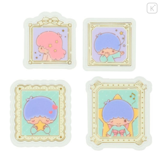 Japan Sanrio Original Seal Set - Little Twin Stars / Frame Design - 5