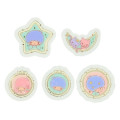 Japan Sanrio Original Seal Set - Little Twin Stars / Frame Design - 6