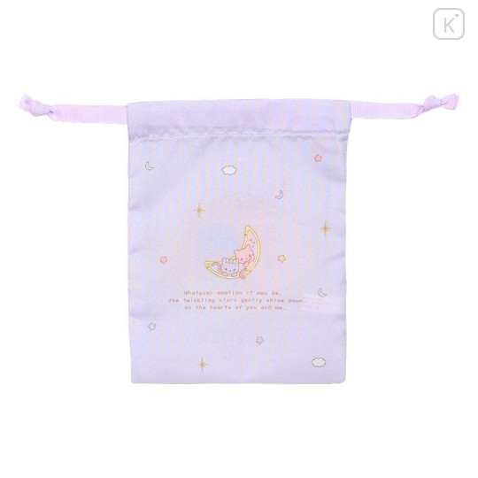 Japan Sanrio Original Drawstring Purse Set - Little Twin Stars : Frame Design - 5