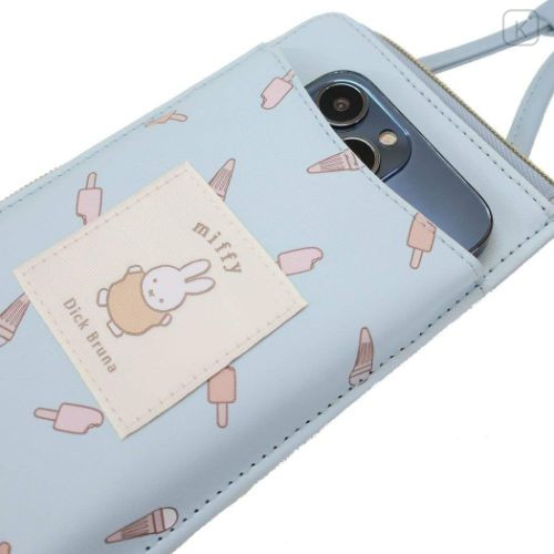 Japan Miffy Smartphone Shoulder Pouch - Miffy : Delicious Food Ice Cream - 4