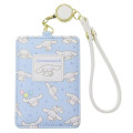 Japan Sanrio Pass Case Card Holder & Reel - Cinnamoroll / Happy - 1