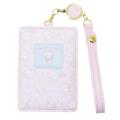 Japan Sanrio Pass Case Card Holder & Reel - My Sweet Piano / Happy